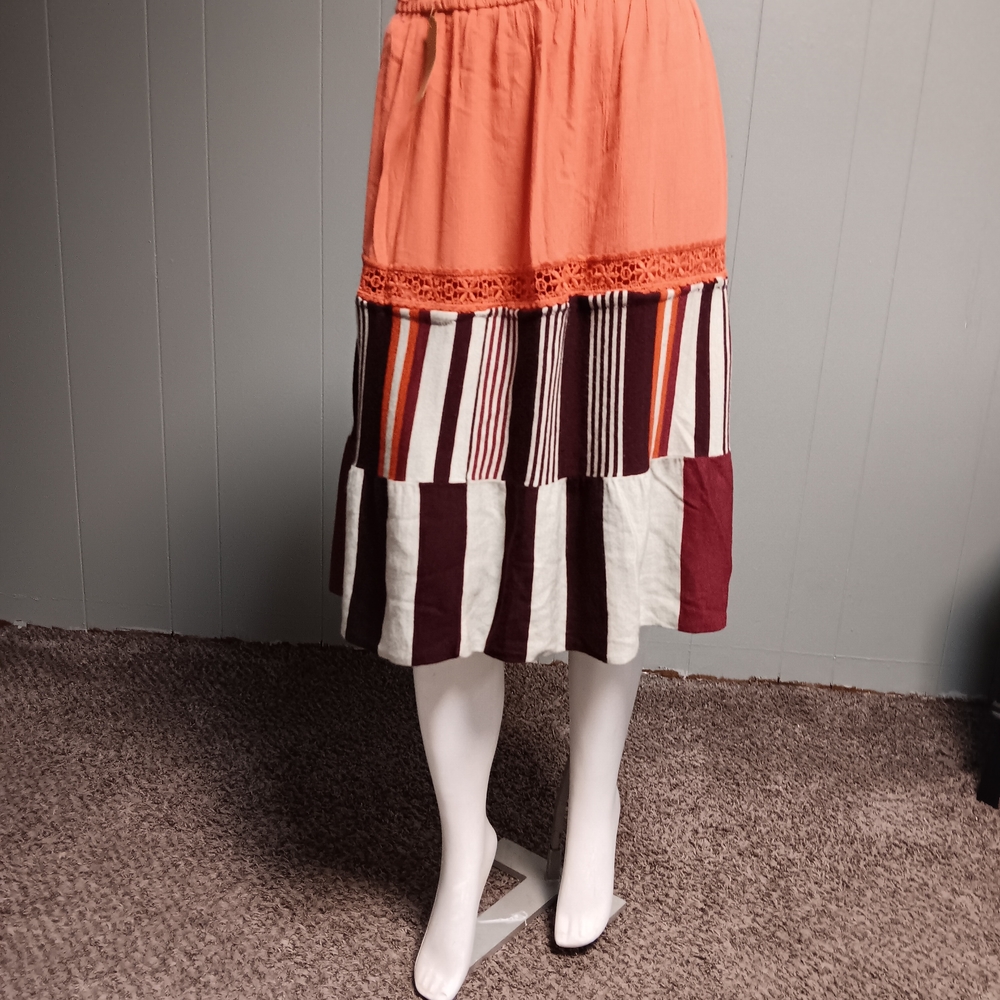 Striped Multicolor Women's Skirt